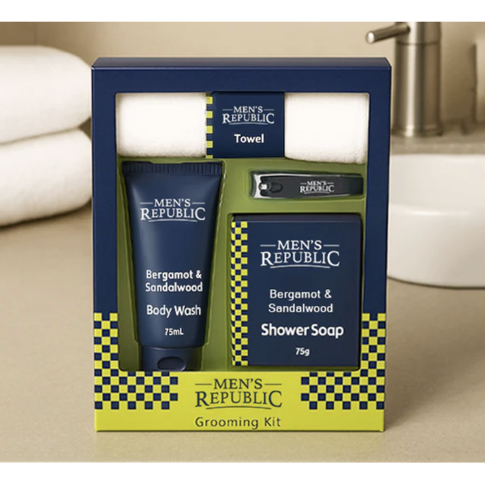 Men's Republic Body Wash & Nail Clipper Grooming Kit