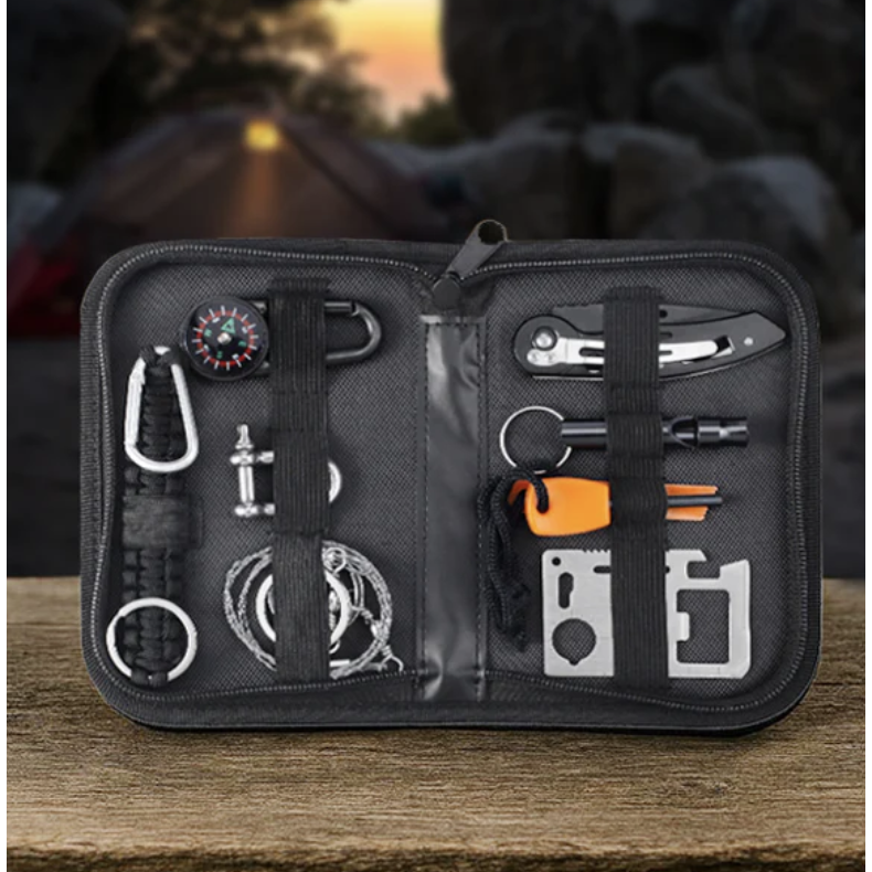 Outdoor Survival Kit 8 Pieces — Spoilt Gift & Homewares