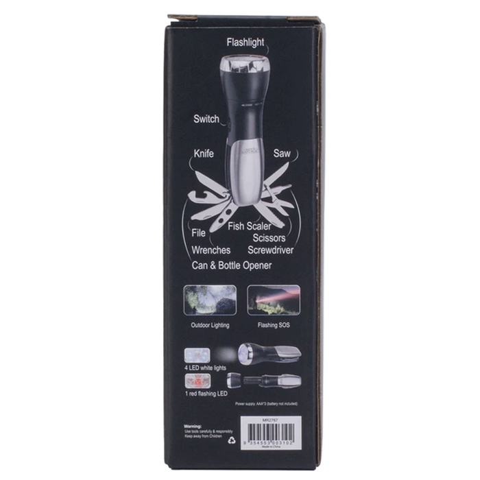 Multi Tool Survival Flashlight 10 Functions
