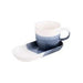 mug and plate set midnight blue