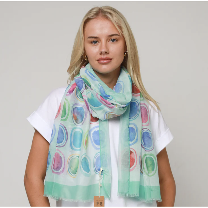 Pip Circle Green Scarf