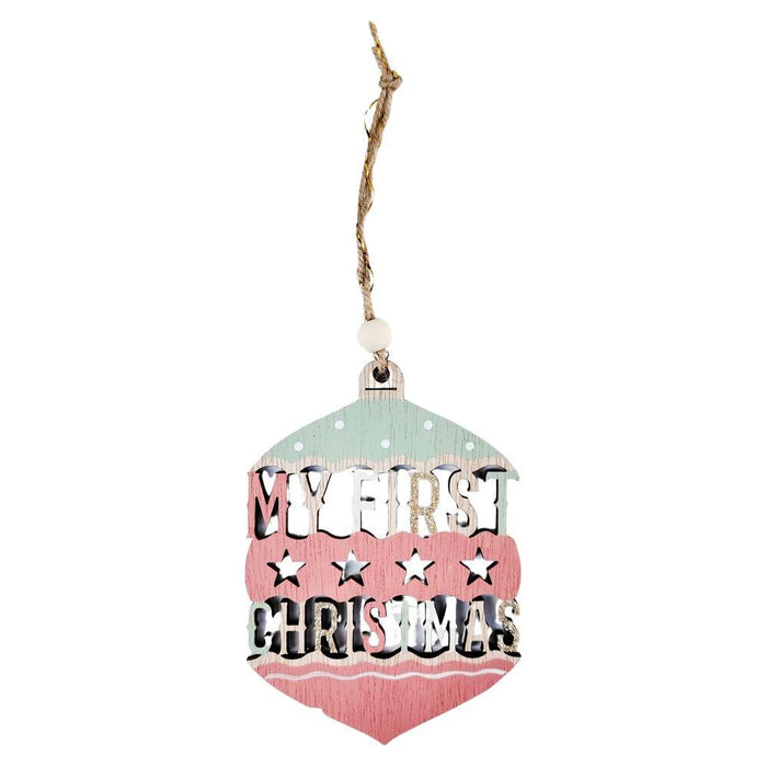 my first christmas hanging decoration bauble