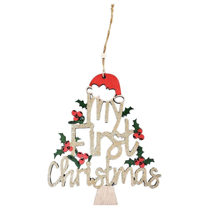 My First Christmas Tree Hanging Decoration Large