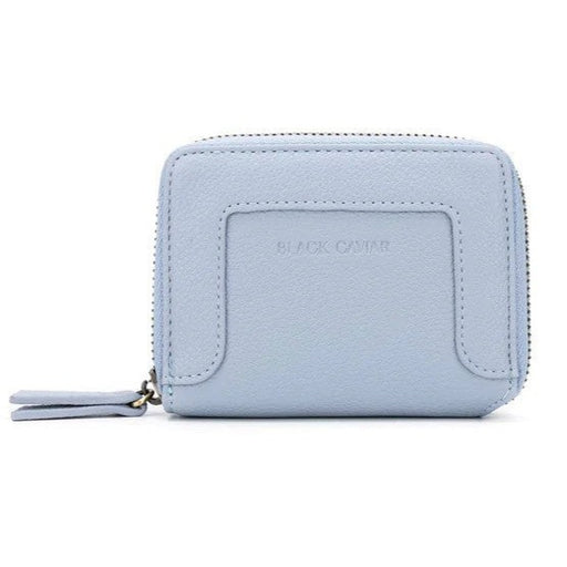 small wallet chambray light blue