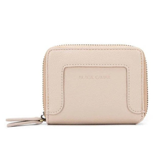 mya oatmeal beige mini ladies wallet with coin compartment