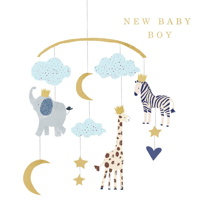 new baby boy card