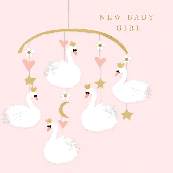 new baby girl card