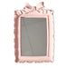Pink decorative mirror with a bow 