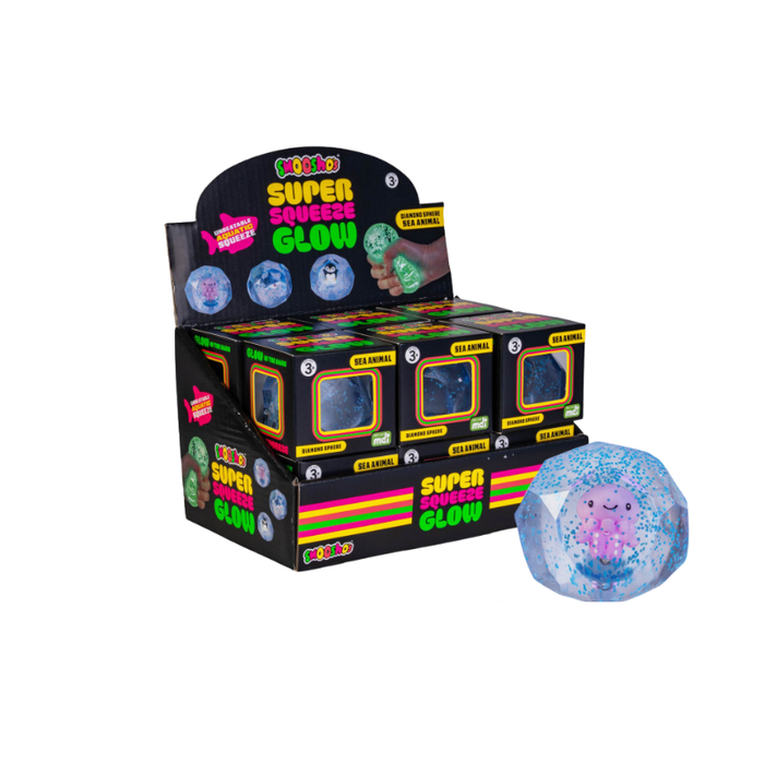 Smooshos Super Squeeze Diamond Jellyfish Squishy