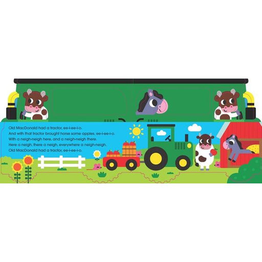 hard cover kids farm book for early reading