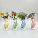 parrot bud vases birds