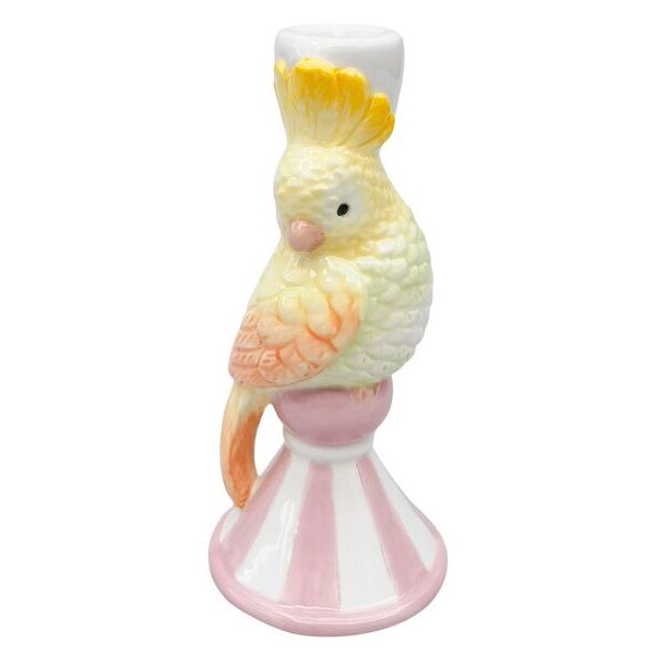 Ceramic bird candle stick older