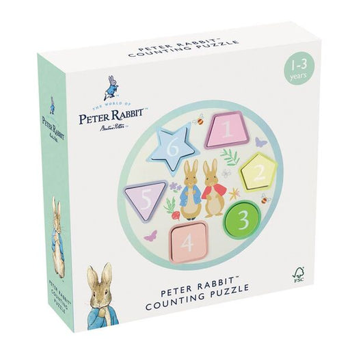 peter rabbit counting puzzle for young children