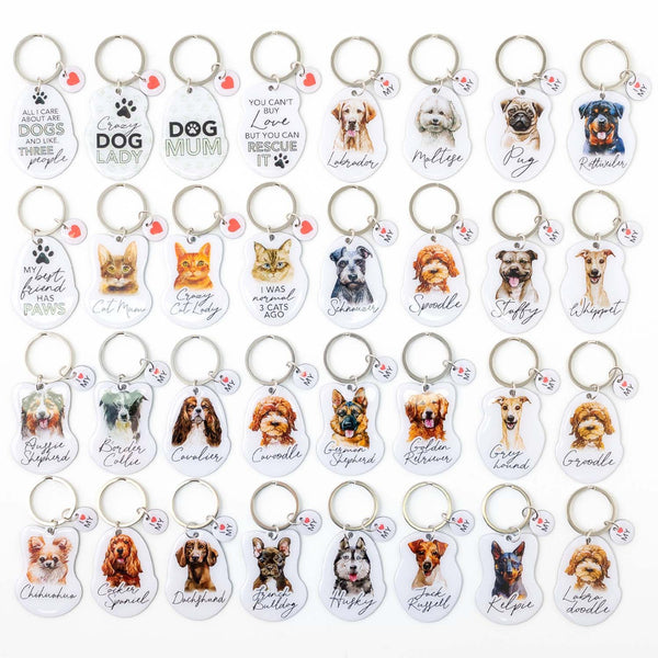 jack russell key ring