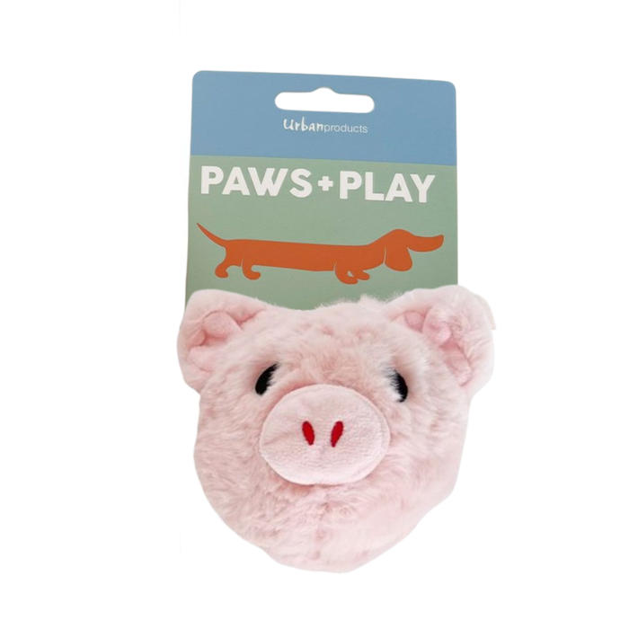 Squeaker Pig Ball Dog Toy 20cm