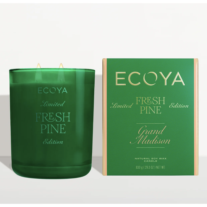 Ecoya Fresh Pine Grand Madison Candle 830g