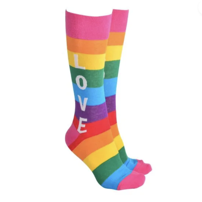 Sock Society Rainbow Love Socks Pink