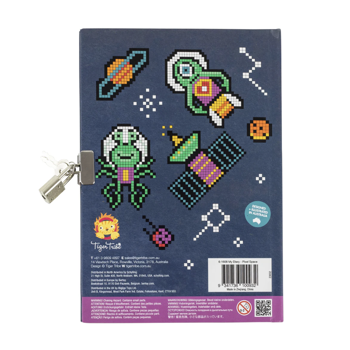Lockable Diary Pixel Space