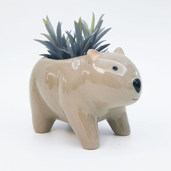 wombat planter pot australian souvenir gift