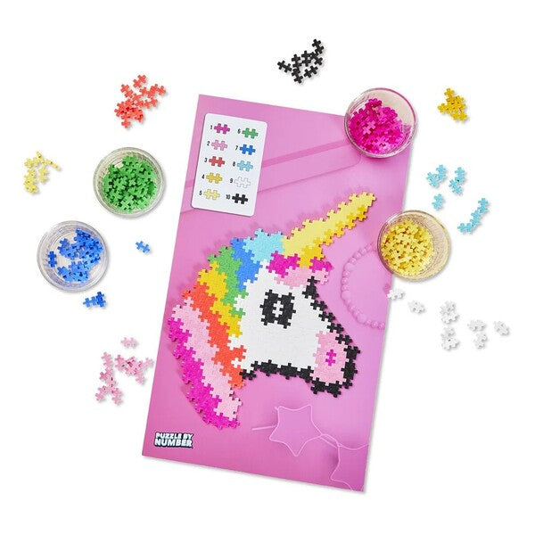 unicorn puzzle by number activity for kids on sale