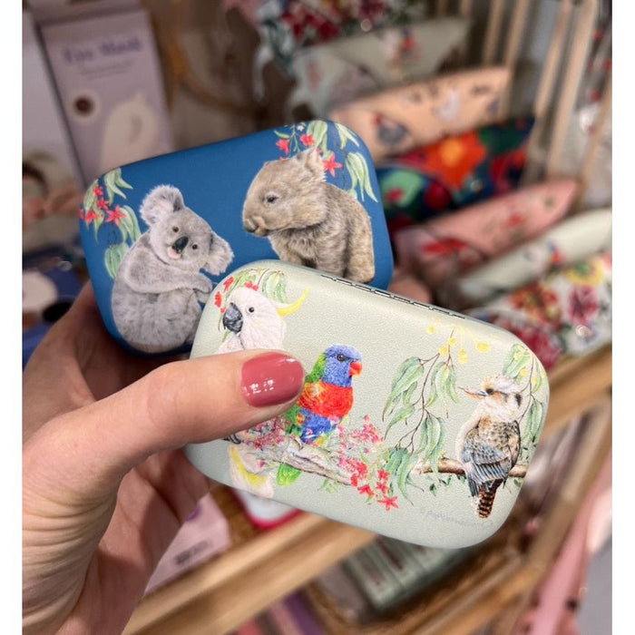 Popcorn Blue Australian Animals Mini Travel Case 9cm