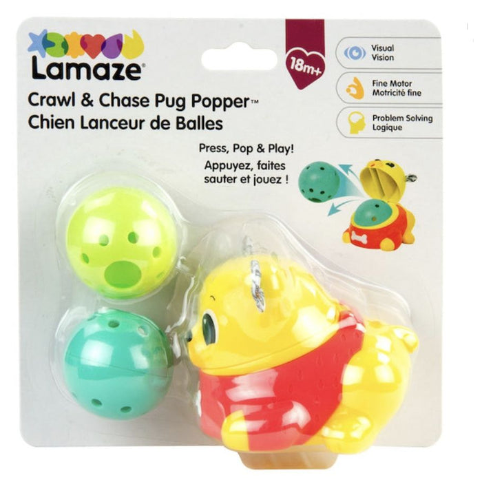 Lamaze Crawl & Chase Pug Popper