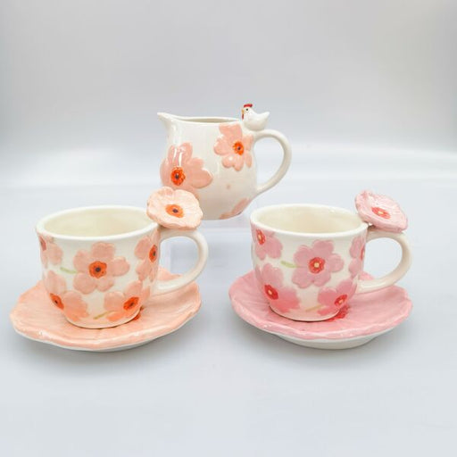 poppy tea cups