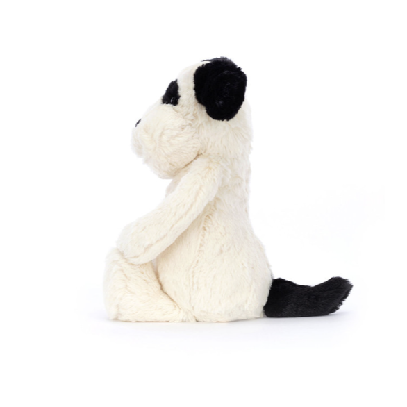 Jellycat Bashful Black & Cream Puppy Little