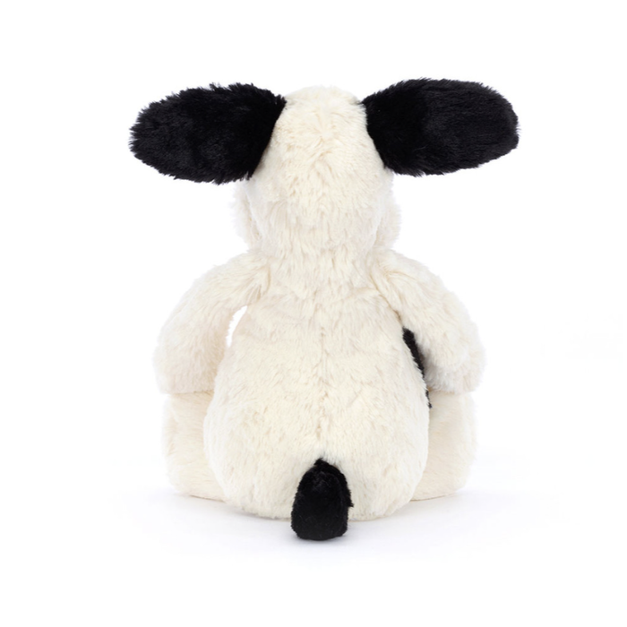 Jellycat Bashful Black & Cream Puppy Original