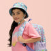 childrens hat and backpack for school and kinder