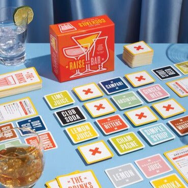 card game with bar drink recipes