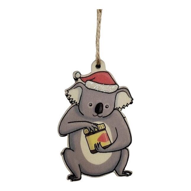 koala with vegemite ar christmas decoration souvenir gift