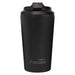Black tumbler with a lid coffee cup fressko 16oz