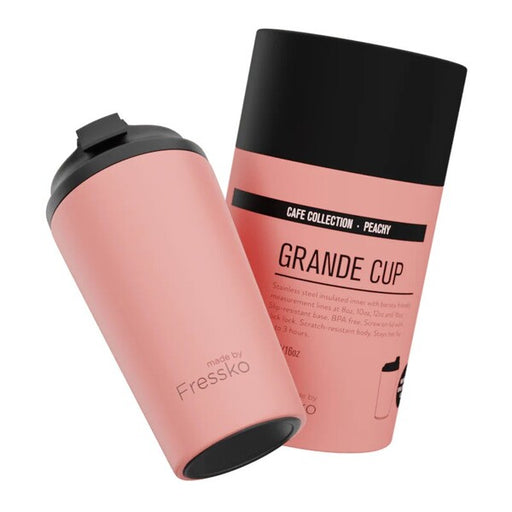 fressko peachy 16oz coffee cup