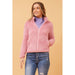 teddy fleece pink ladies winter fluffy soft jacket