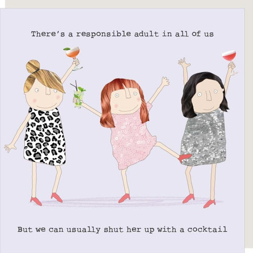 responsible girl friendship card by rosie made a thing