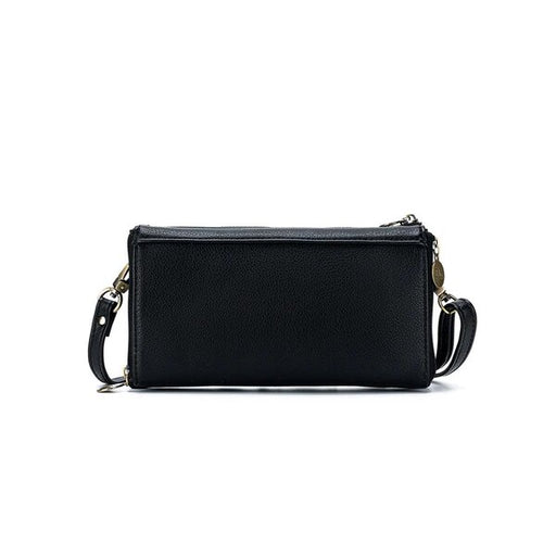 black ladies wallet with phone compartment