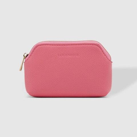 pink purse louenhide vegan leather