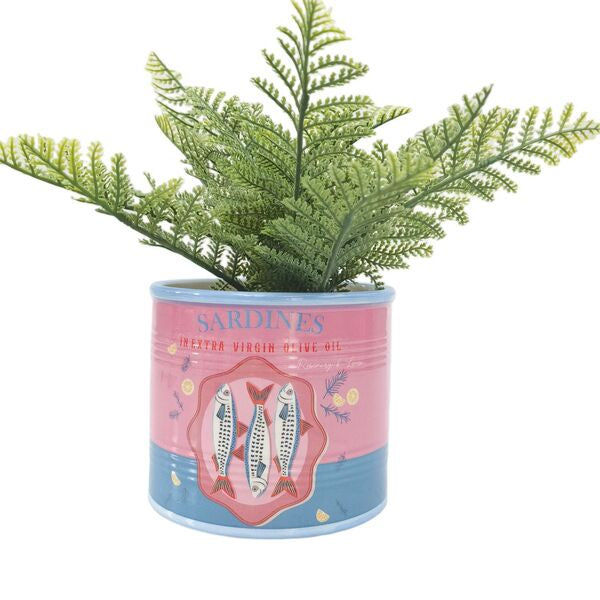 sardine can planter pot
