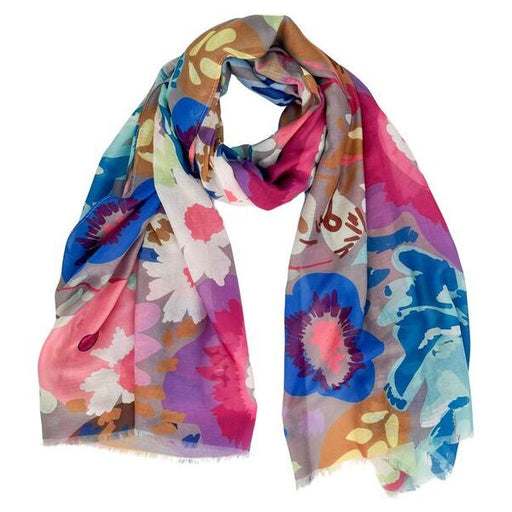 light scarf for summer colourful