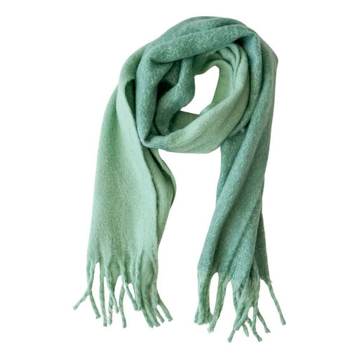 sage green soft and warm scarf to gift to women