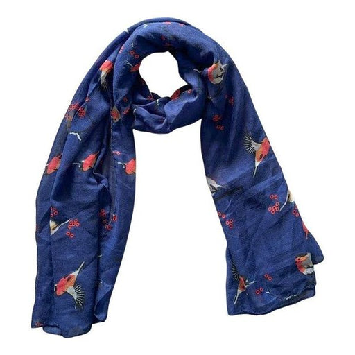 robin bird clue scarf for women