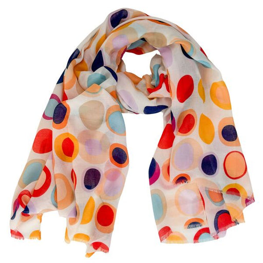 spots scarf for ladies fashion in spring