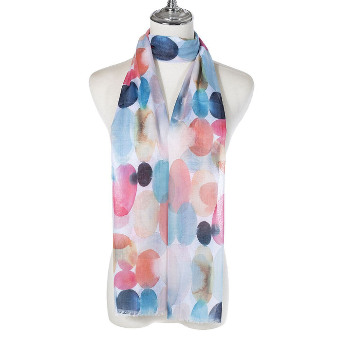 Blaire Spot Teal Scarf