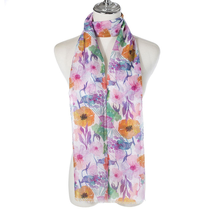 Spring Floral Scarf
