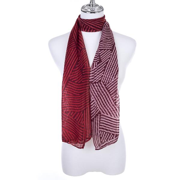 Kara Line Red Scarf