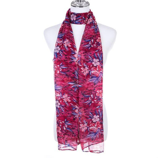 sale scarf pink floral