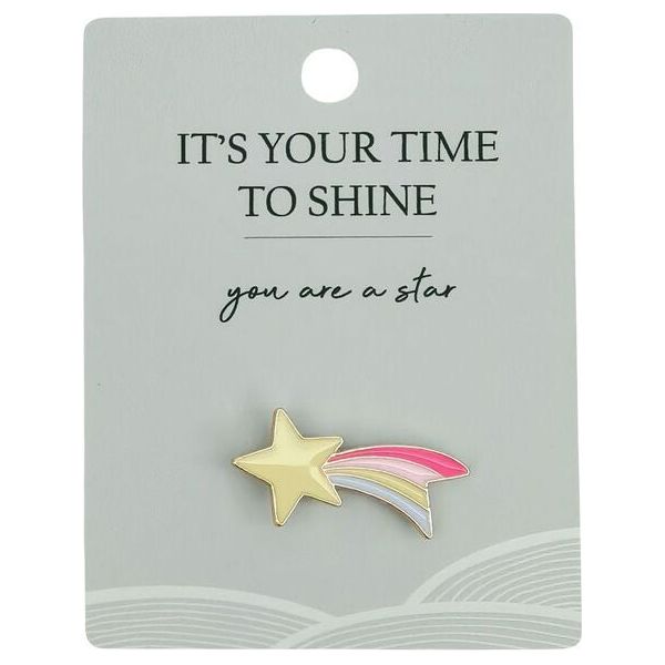 shooting star pin brooch 