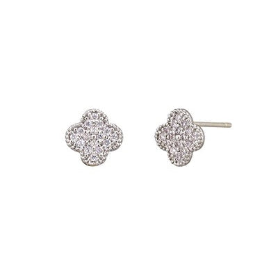 Pair of diamond earrings  