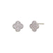 Pair of diamond earrings  